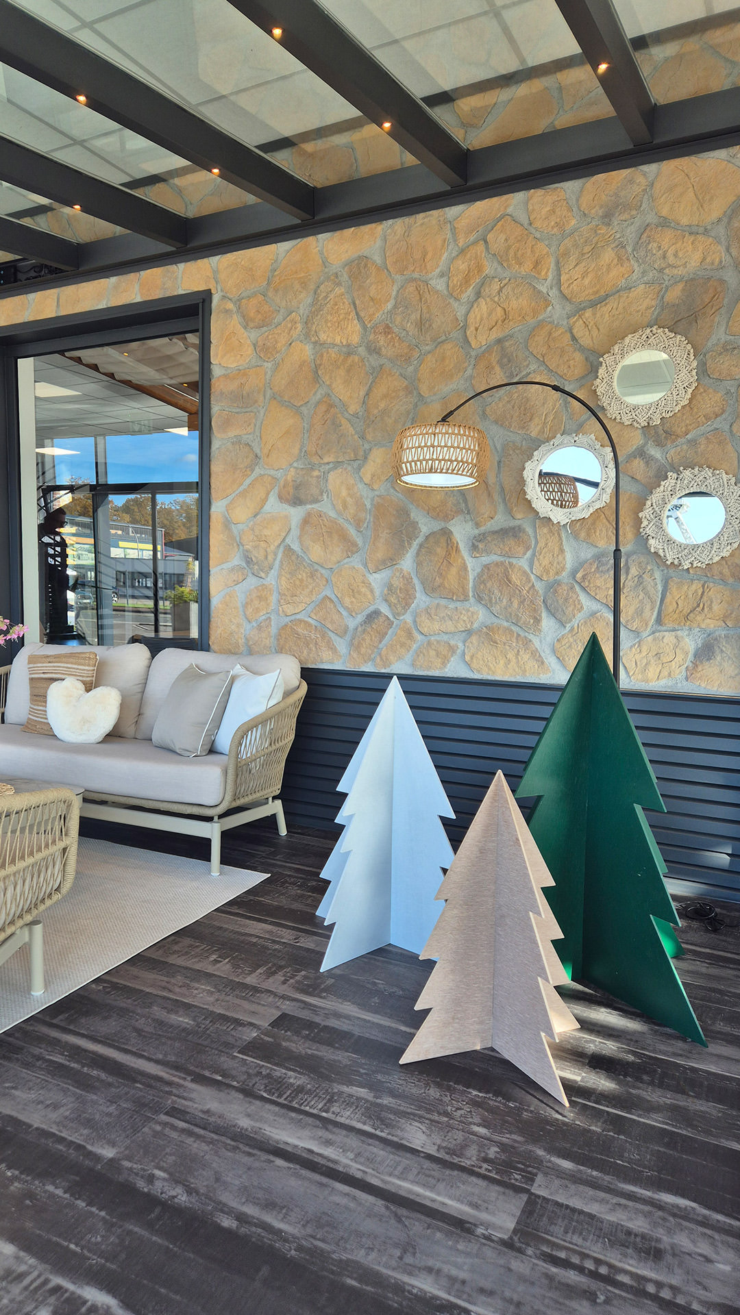 REXOdesign® XL Steck-Weihnachtsbaum, 3er-Set