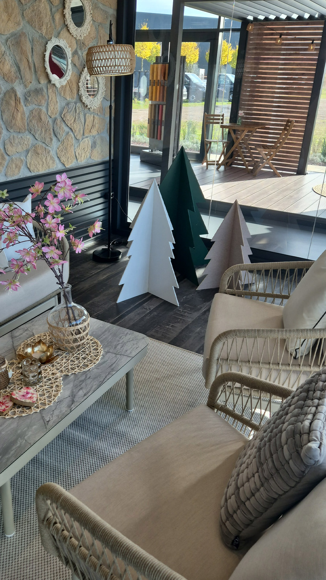 REXOdesign® XL Steck-Weihnachtsbaum, 3er-Set