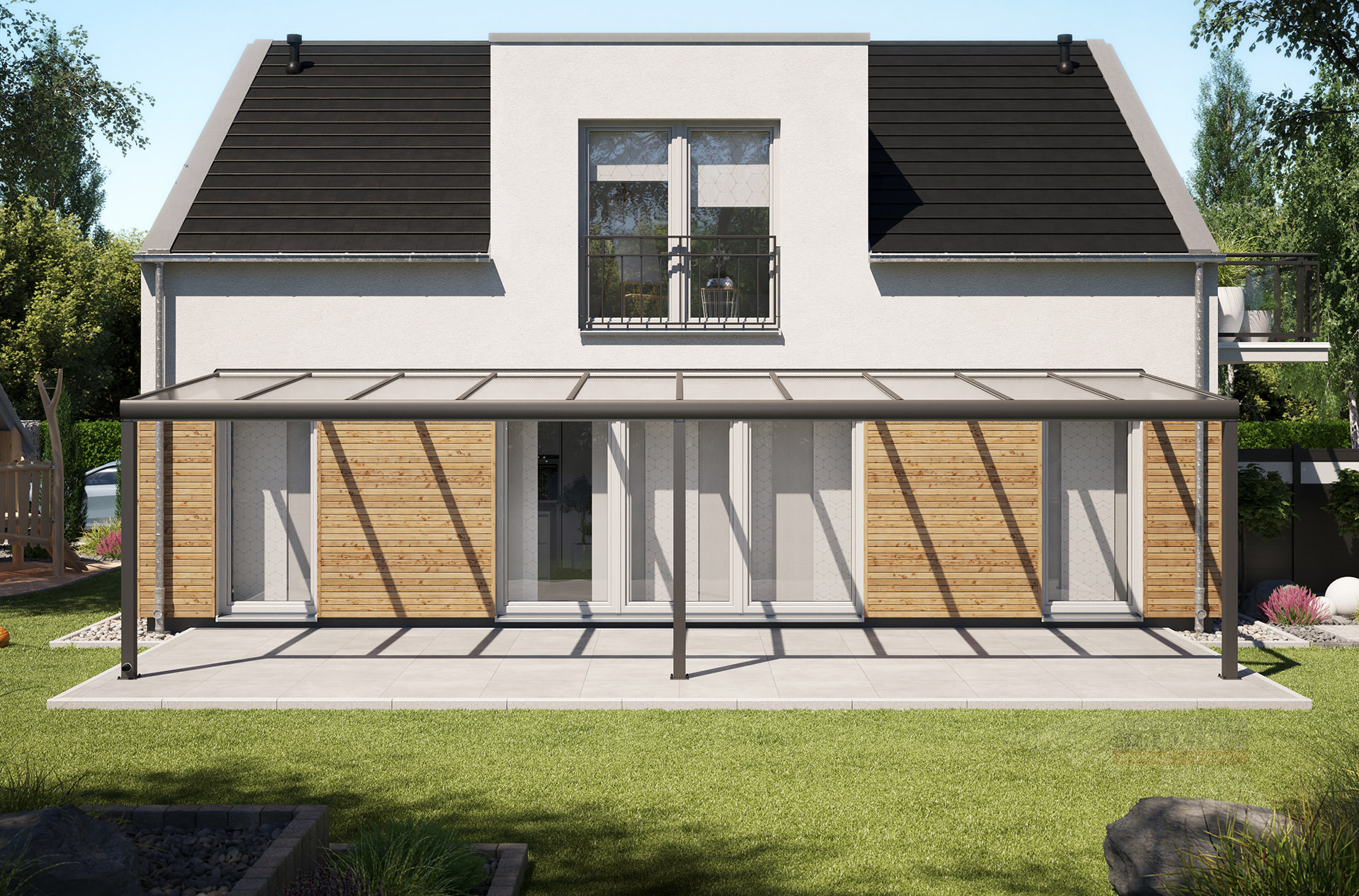 Alu-Terrassendach REXOpremium 10x3m