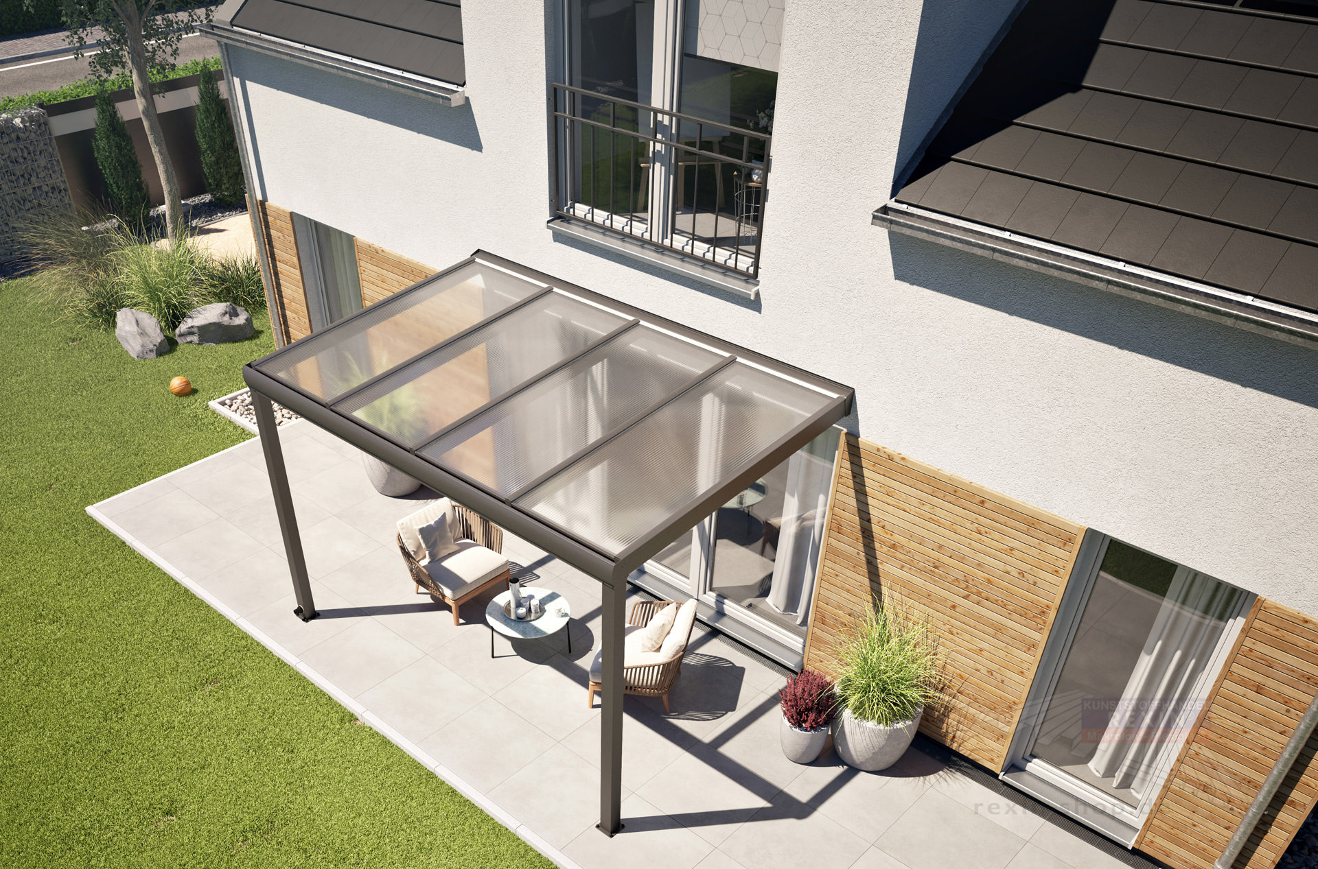 Alu-Terrassendach REXOpremium 4x2,5m