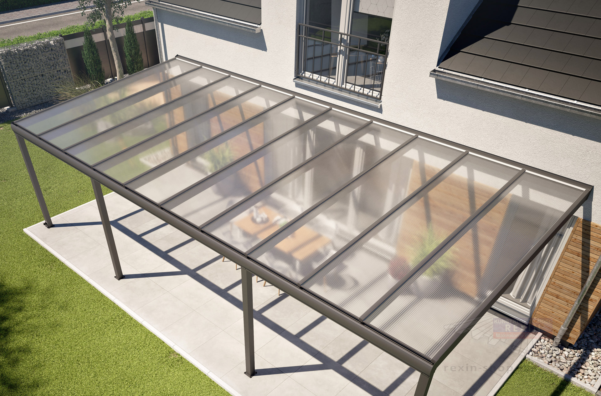 Alu-Terrassendach REXOpremium 10x4,5m