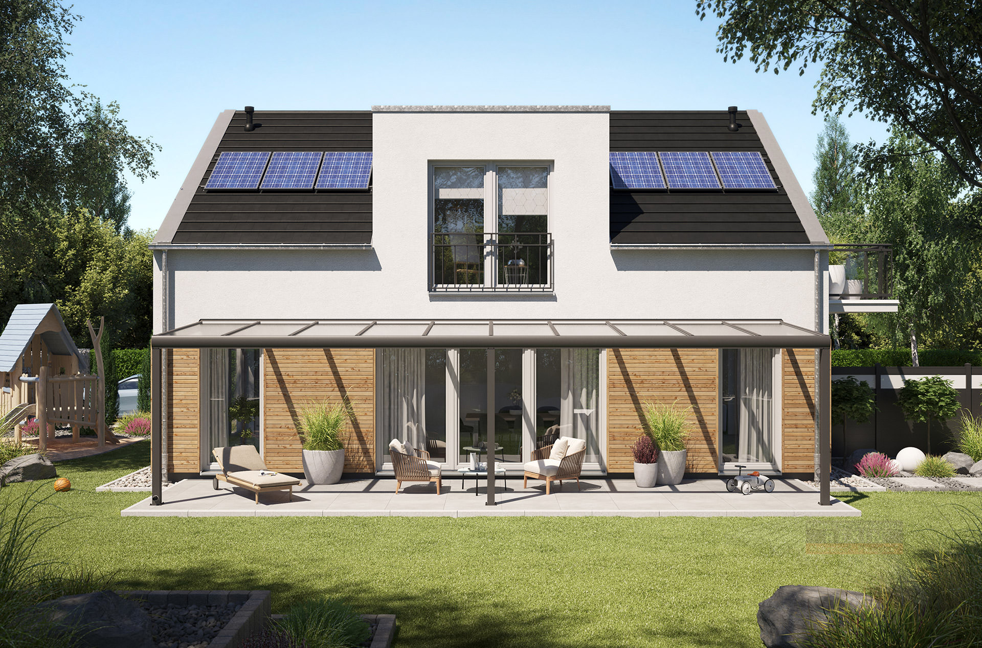 Alu-Terrassendach REXOpremium 10x2,5m