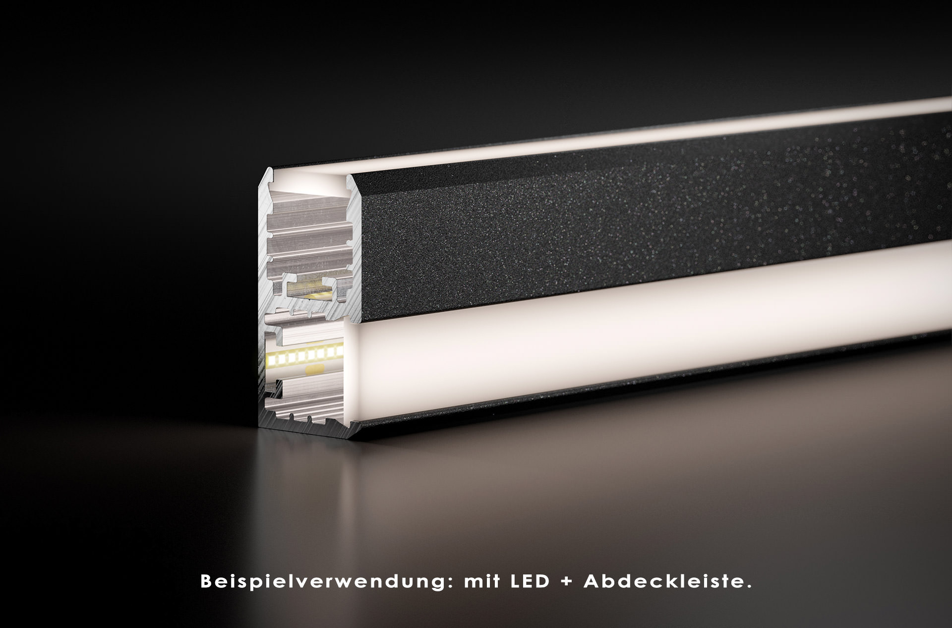 90-grad-schiene-plexi-weiss-dunkel REXOboard® Alu-90°-Eckprofil mit LED-Aufnahme, weiß