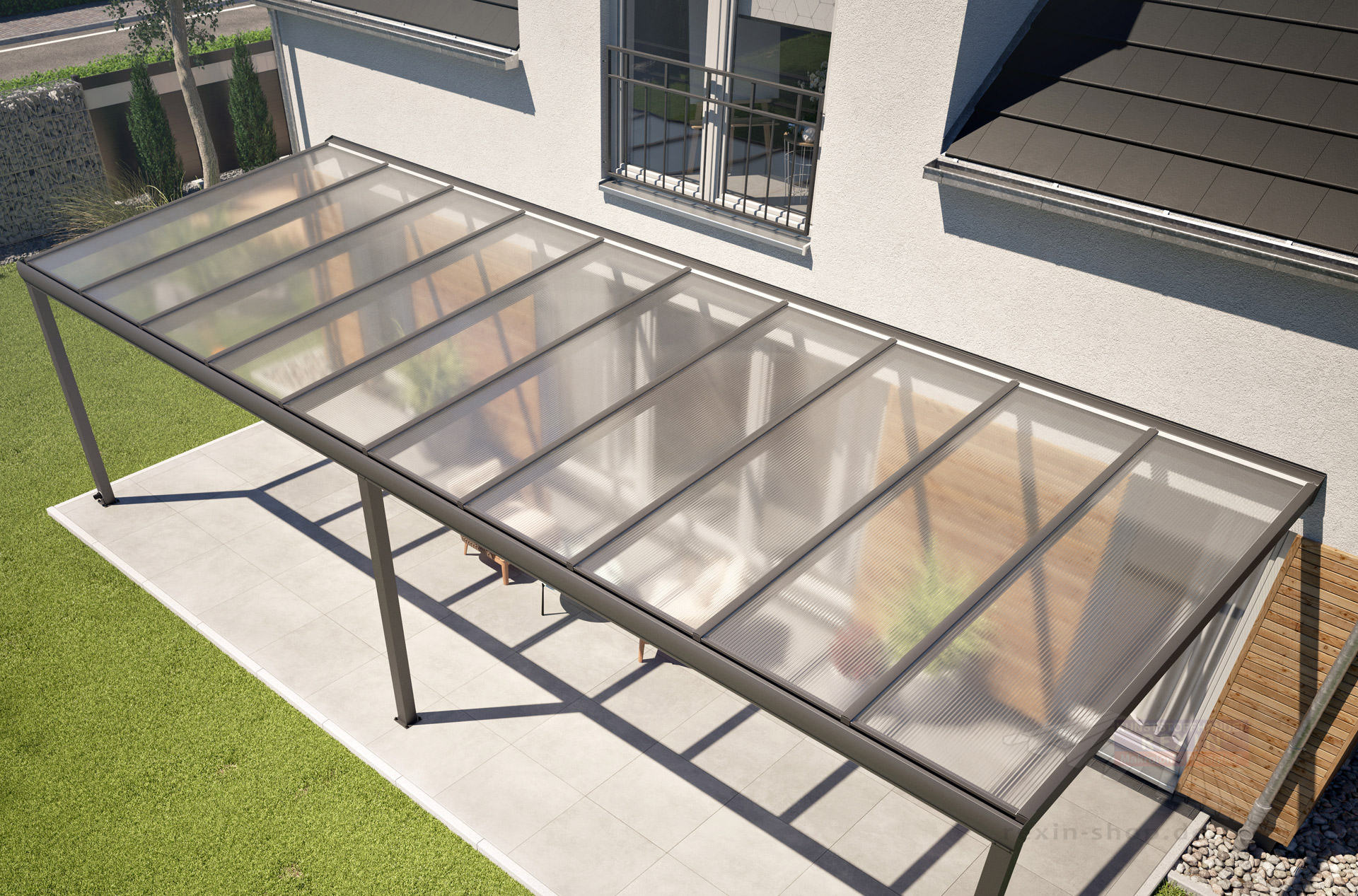 Alu-Terrassendach REXOpremium 10x3,5m