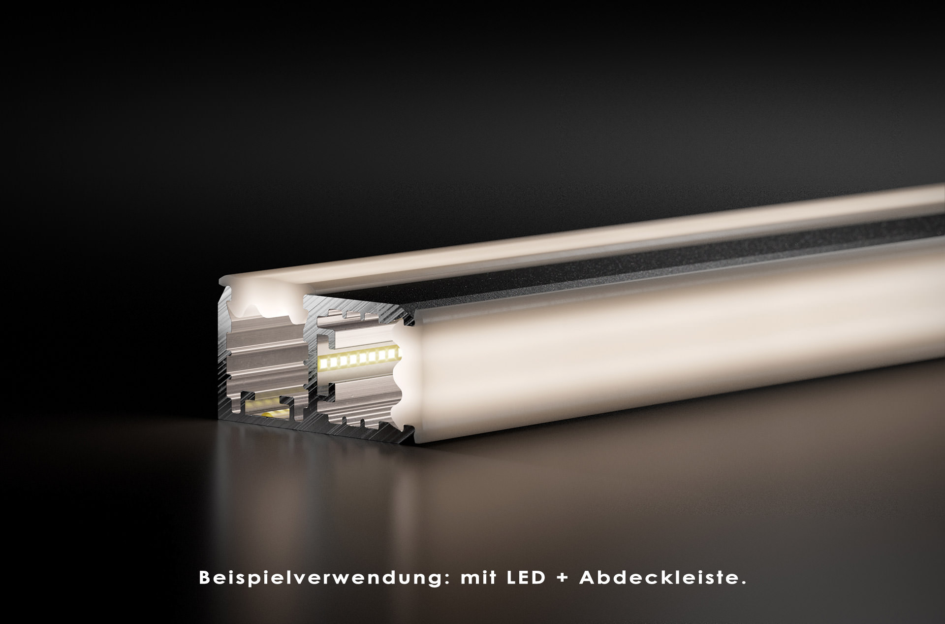 90-grad-schiene-nutdichtung-dunkel-02 REXOboard® Alu-90°-Eckprofil mit LED-Aufnahme, weiß