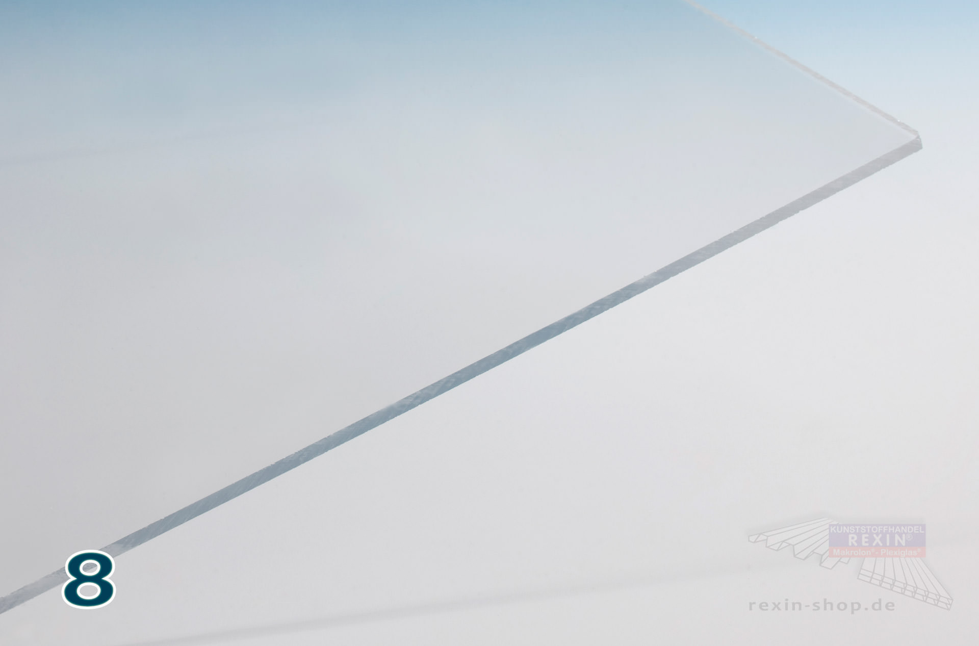 REXOlon Polycarbonat-Platte, 8mm, transparent