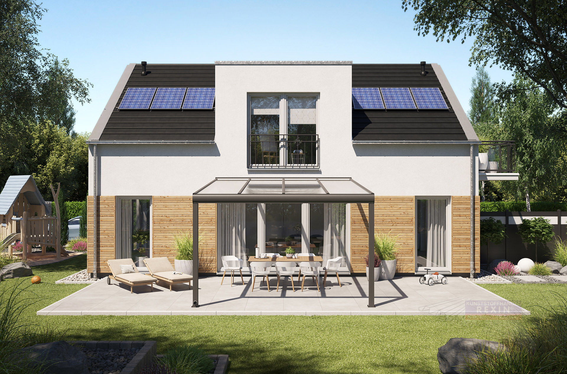 Alu-Terrassendach REXOpremium 4x4,5m