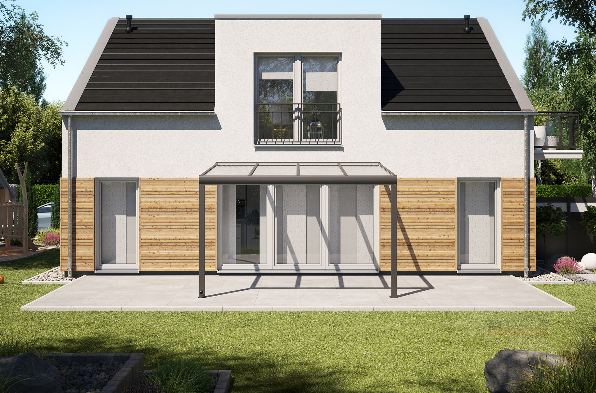 Alu-Terrassendach REXOpremium 4x3m