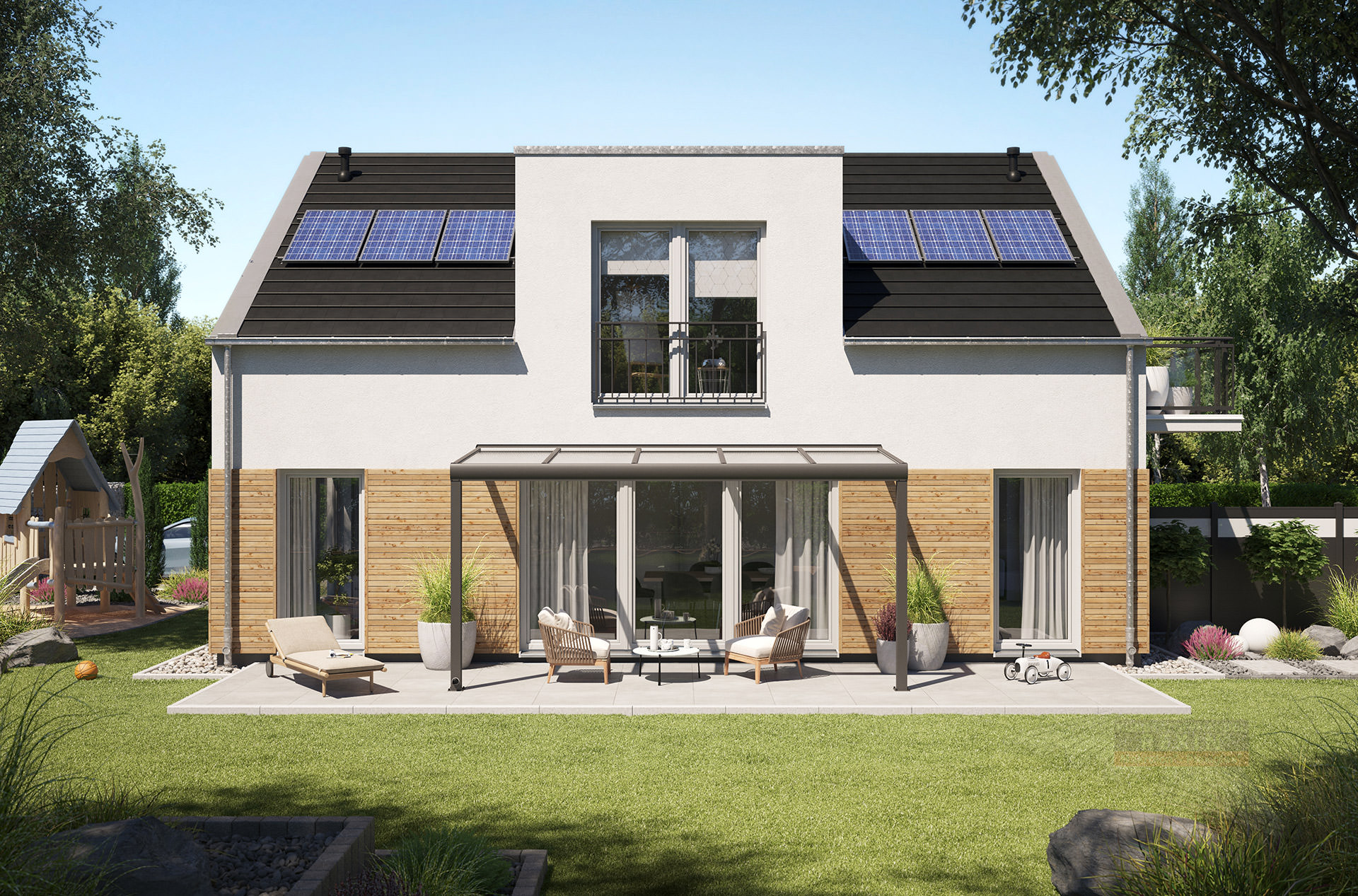 Alu-Terrassendach REXOpremium 5x2m